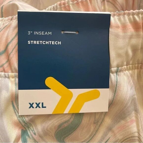 Old Navy Mid-Rise StretchTech Swirl Pop Dolphin-Hem Run Athletic Shorts SZ XXL - Picture 9 of 13